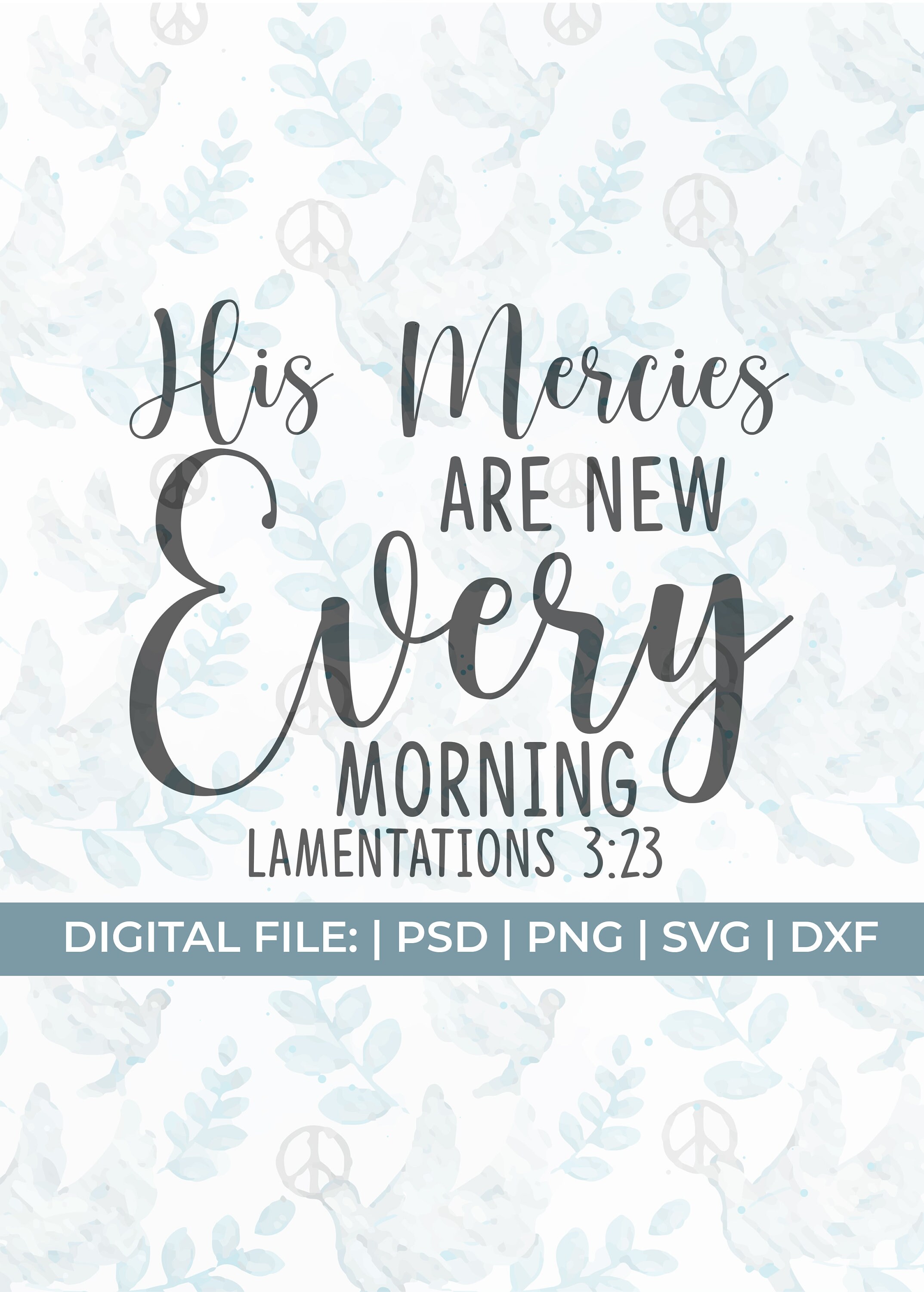 His mercies are new every morning svgcoffee mug svgreligious | Etsy