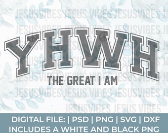 JHWH Svg Png, yahweh svg png, heer svg, yeshua Svg Png, cricut svg, aanbidding svg, christelijke Svg Png, bijbel citaat svg, Jezus svg