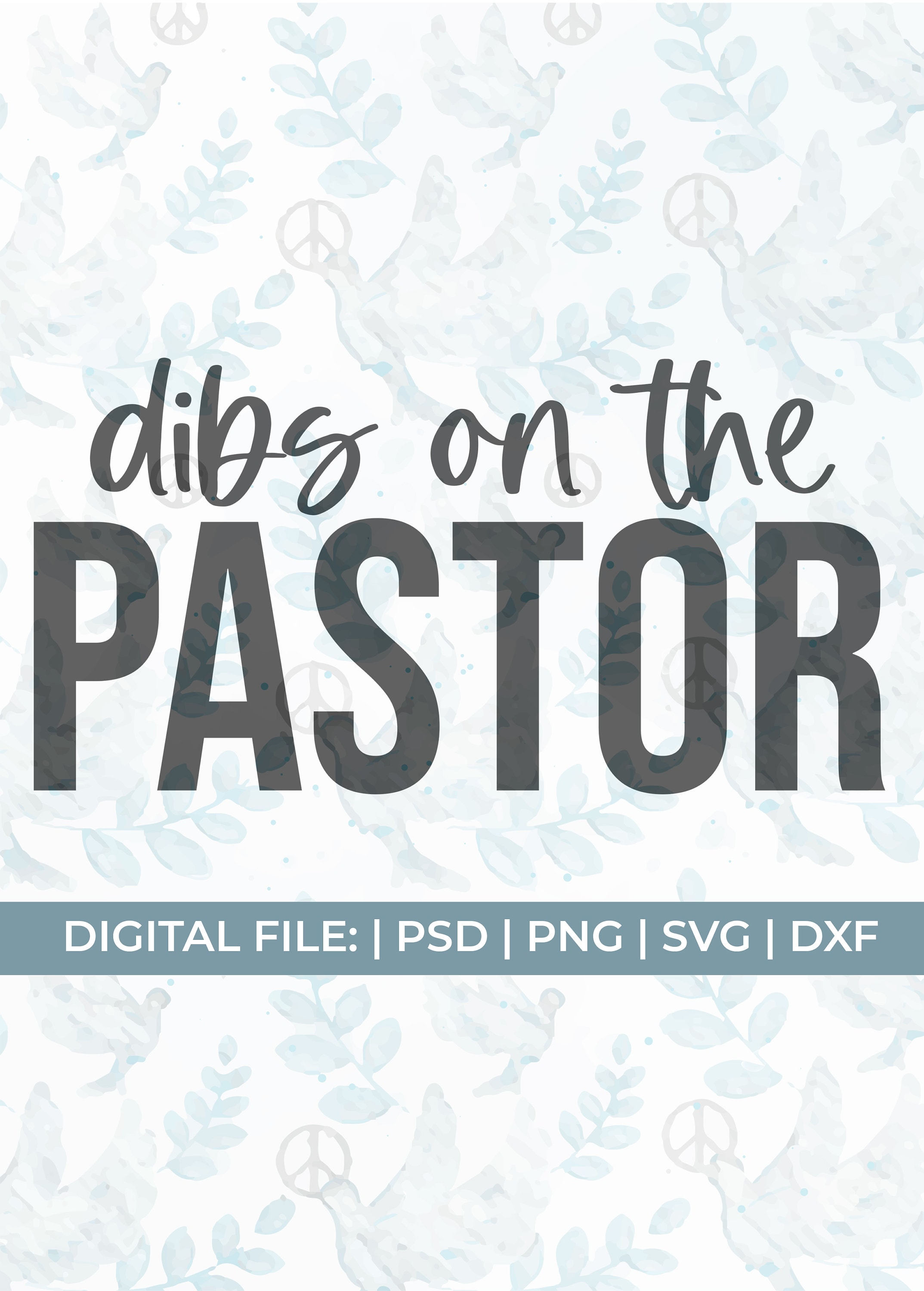 Pastor svg/dibs en el pastor svg/pastors esposa svg/cita de la Etsy