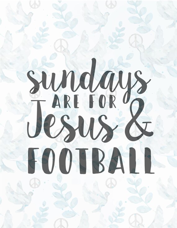 Sundays Are For Jesus Svg File Jesus Svgfaith Svgchristian Etsy