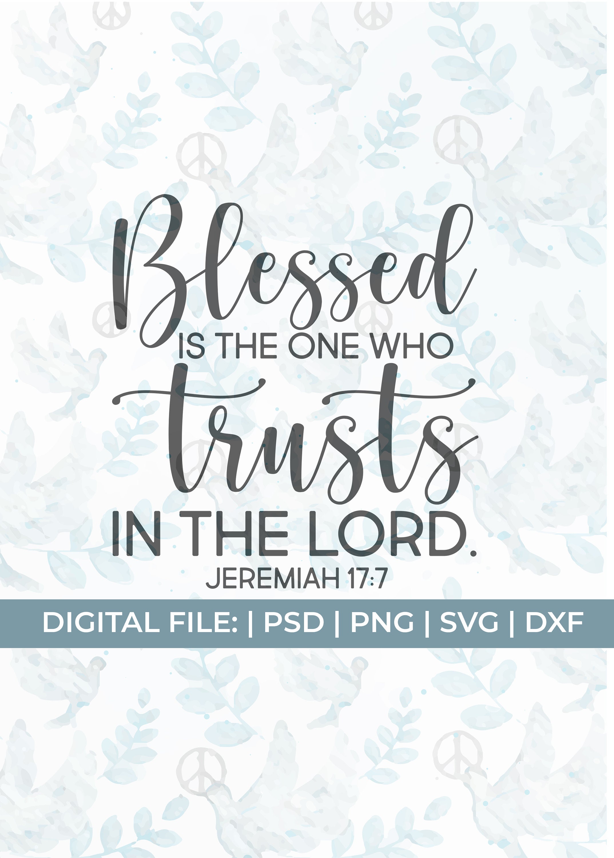 Download Blessed Is The One Svg Faith Svg Christian Quotes Svg