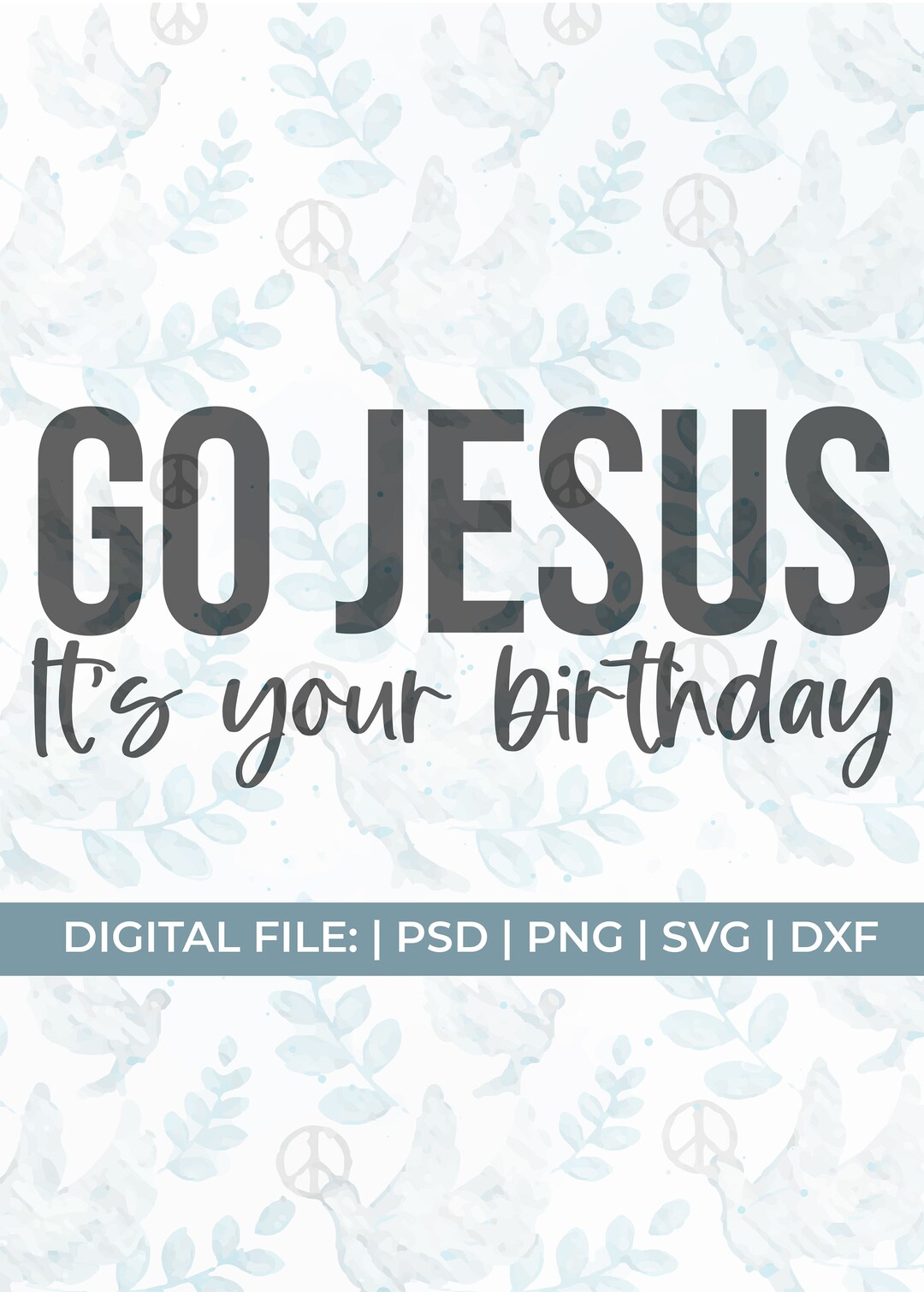 Go Jesus It&rsquo;s Your Birthday Svg Christmas Svg Merry - Etsy