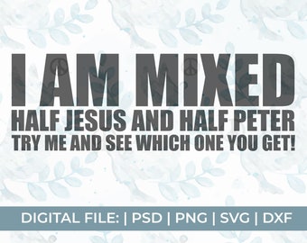 funny christian svg, try me svg, peter svg, petty svg, offend svg, church svg, black church svg, black christian svg, pastor svg, worship