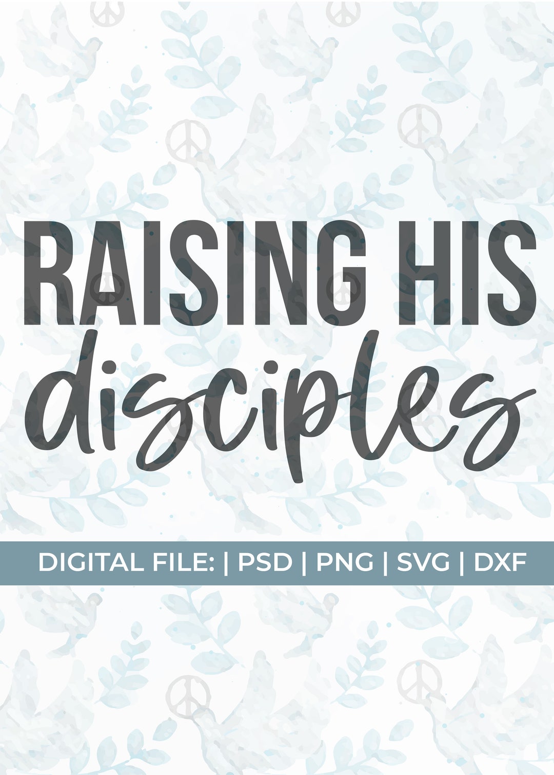 Raising His Disciples Svg Christian Mom Svg Blessed Mama - Etsy