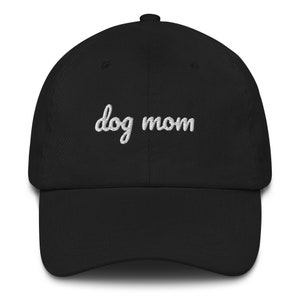 hond moeder script vader hoed, geborduurde hond moeder hoed, bont mama, cadeau voor hond moeder, hond moeder merch, hond minnaar, huisdier moeder, hond mama, nieuwe huisdier moeder,