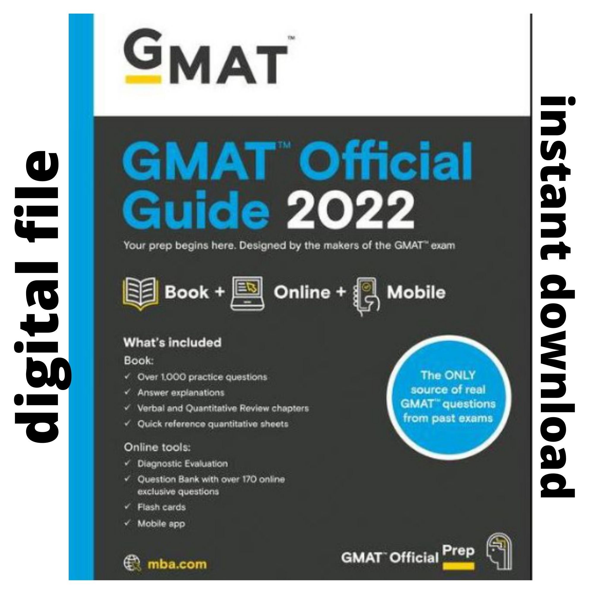 Gmat Official Guide 2022 Pdf Download Ebook Gmat Study - Etsy Finland