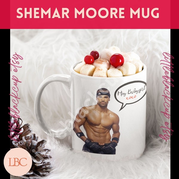 Shemar Moore mug, Shemar Moore merchandise, Shemar Moore fan gift, Shemar Moore fun item, Shemar Moore gifts, collectible mug, gift mug