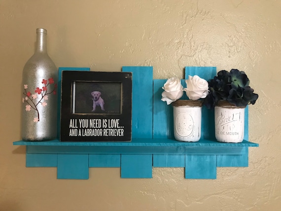 Wall Shelf Rustic Wall Shelf Beachy Shelf Beachy Decor | Etsy