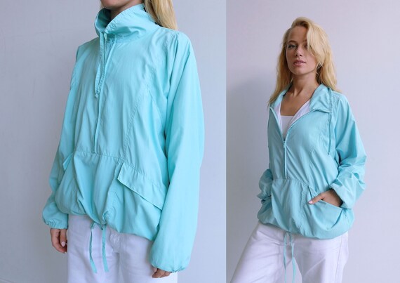 90s Vintage Pastel Anorak With 