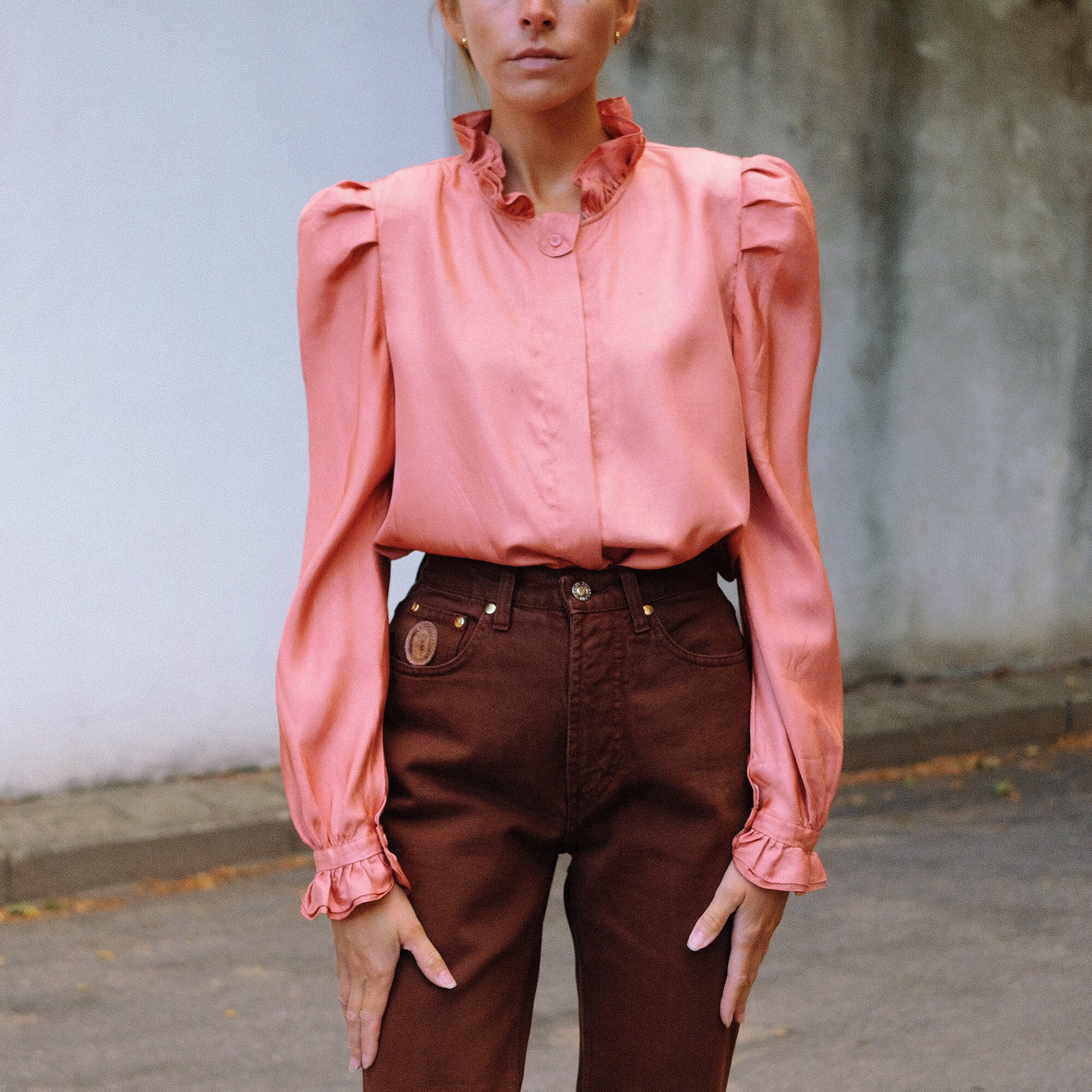 Poison Peach Blouse