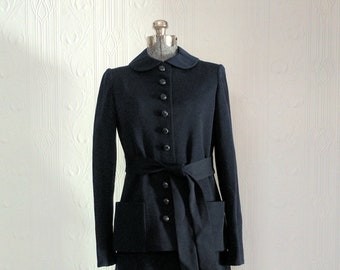 Most beautiful 60's Norell navy suit - like new