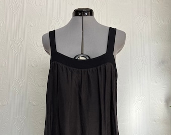 Early 2000 black mini slip dress by VELVET