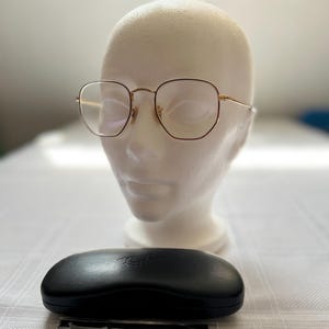 Previously loved - Ray ban Hexagonal Eyeglasses Reading glasses in Gold size M - current