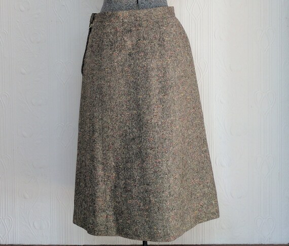 70's Aquascutum tweed skirt - image 3