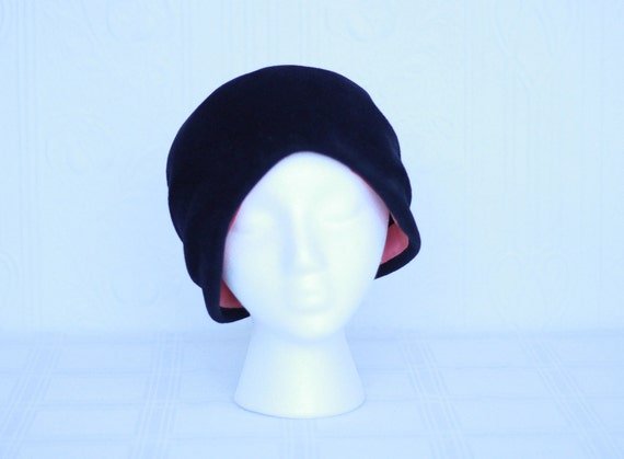 Mid-century Modern Frank Olive Turban Hat - Blue Beaver Fur  display picture 2