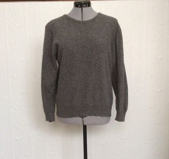 Vintage Pringle sweater, made for Harrods, grey w… - image 1