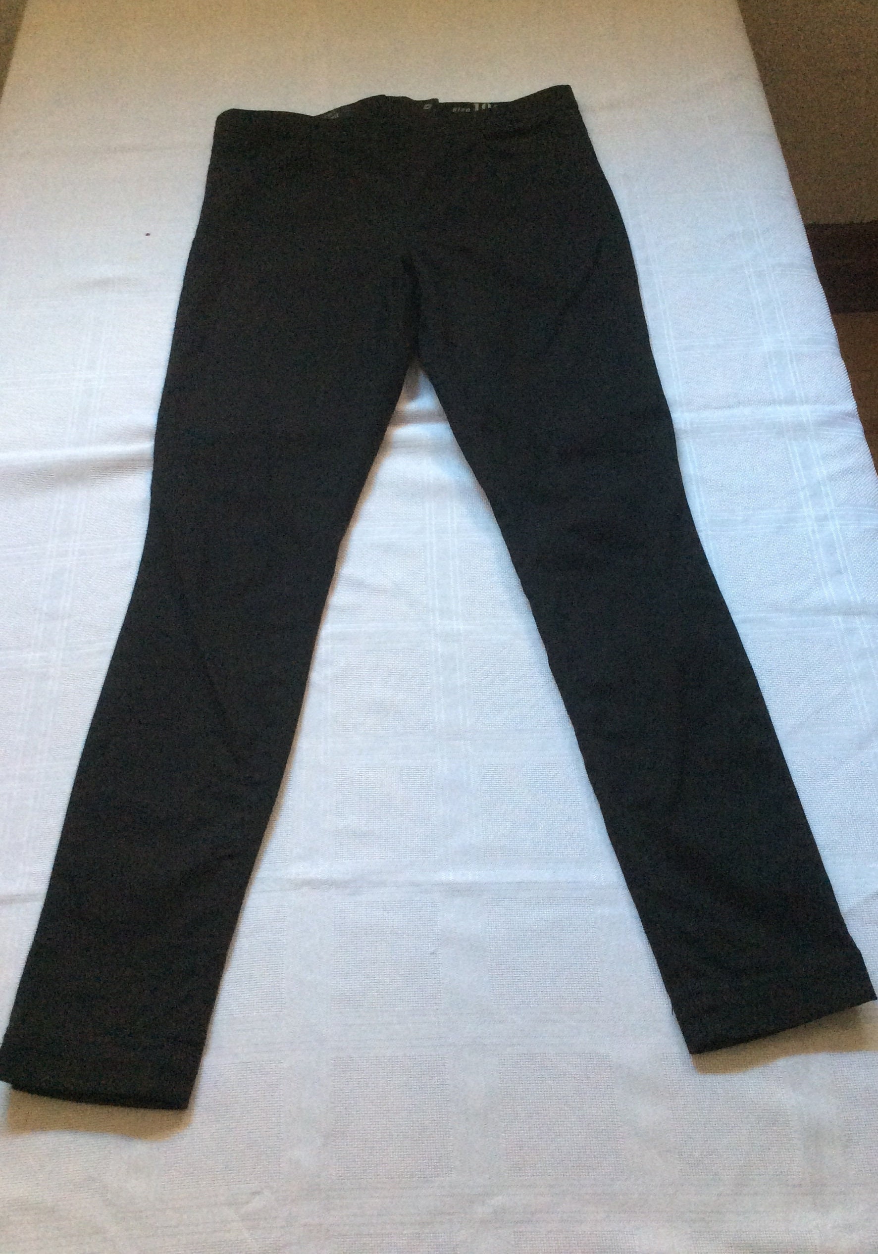J. Crew Dannie Black Coton Pants Size 
