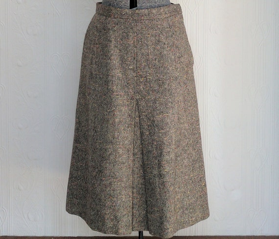 70's Aquascutum tweed skirt - image 2