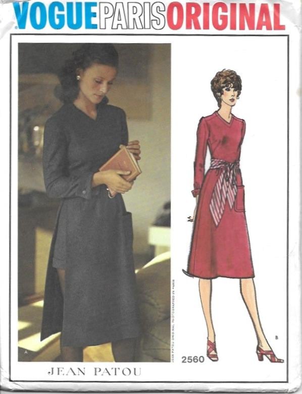 Patron De Robe Vogue Patou Rare Buste 36 - Neuf, Jamais Utilisé, Pour Femme, Marque De Couture Prestigieuse