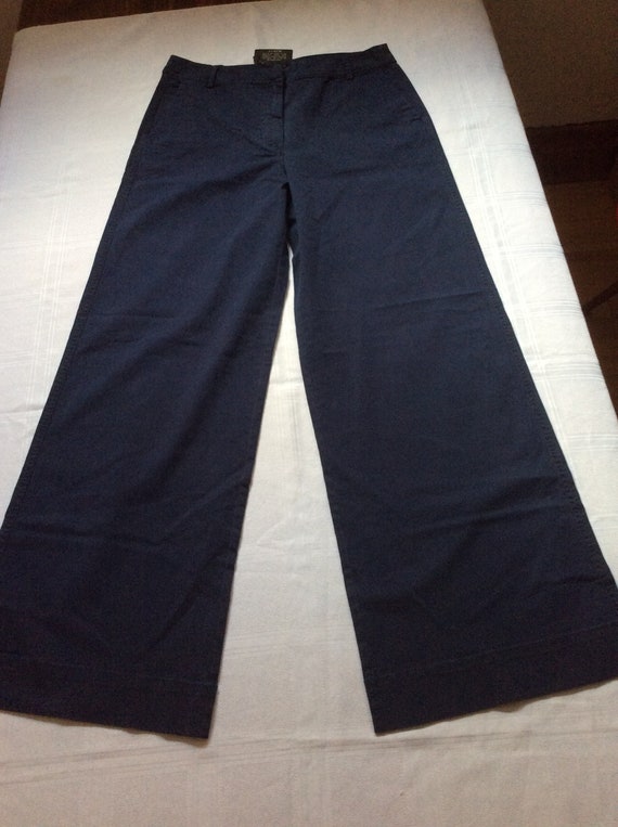 NWT (new with tags) J. Crew navy wide leg chinos,… - image 1