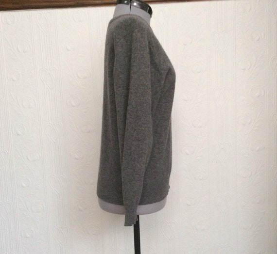 Vintage Pringle sweater, made for Harrods, grey w… - image 2