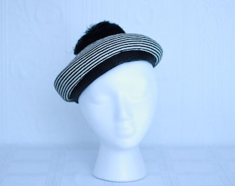 60&#39;s Adolfo II sailor straw hat