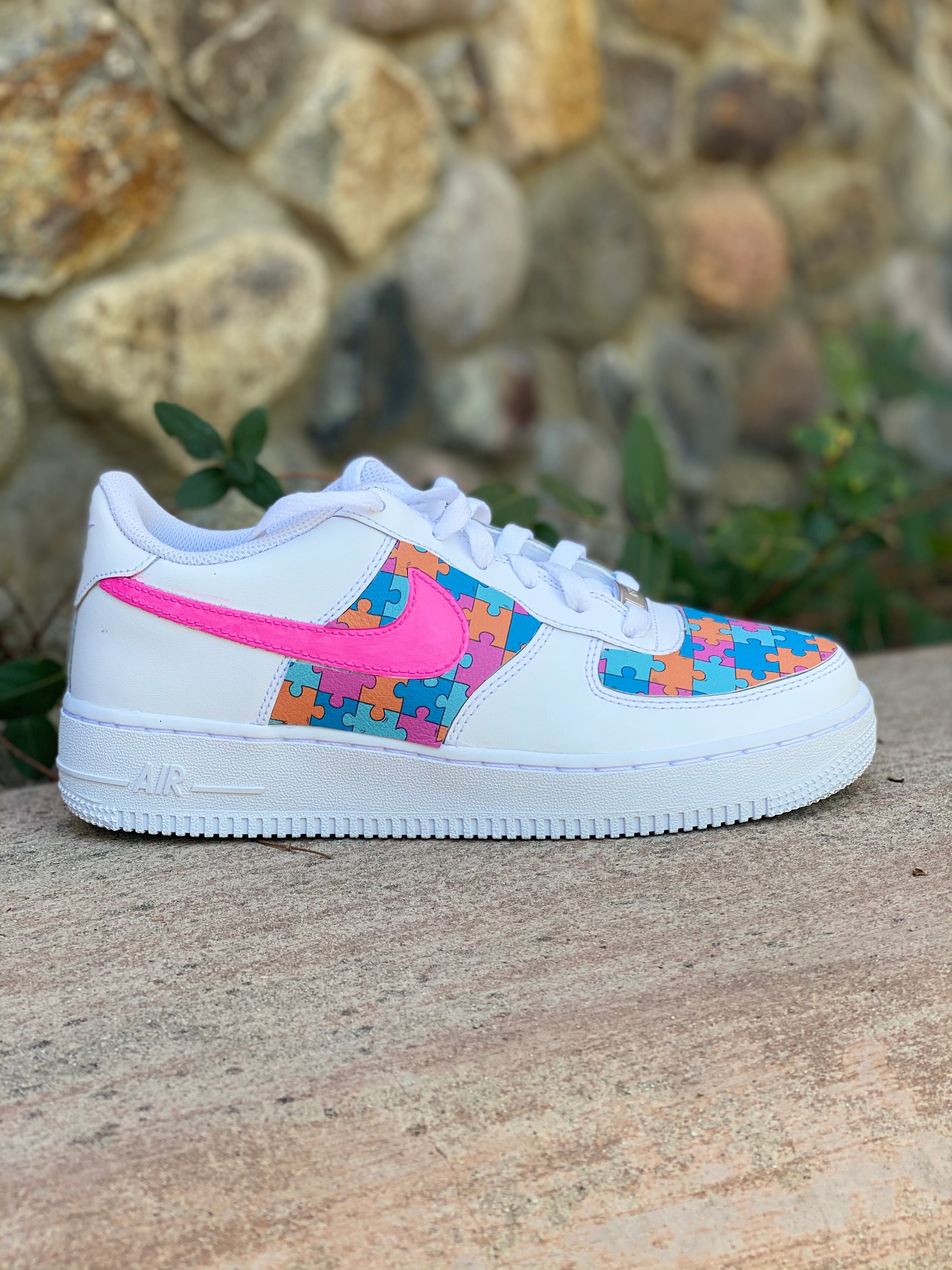 Custom Autism Shoes Kids Autism Shoes Support Autism Etsy