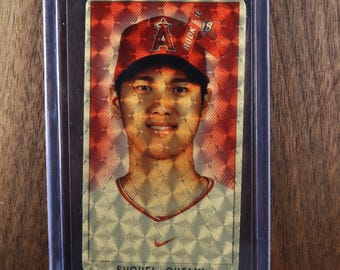 2018 Shohei Ohtani Rookie RC Tobacco Style Card (GOLD)
