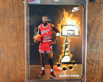 Michael Jordan 1997-98 Skybox EX-2001 Acetate Card #9