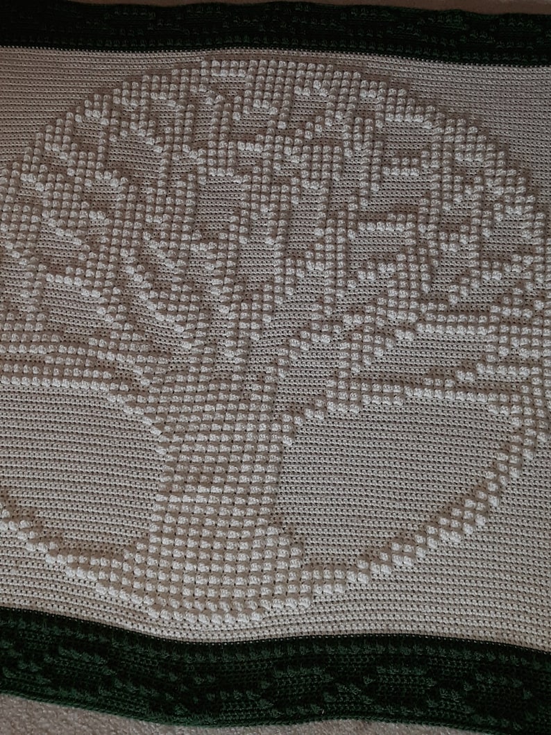 Tree of Life Crocheted Blanket Pattern PDF Digital Download Etsy