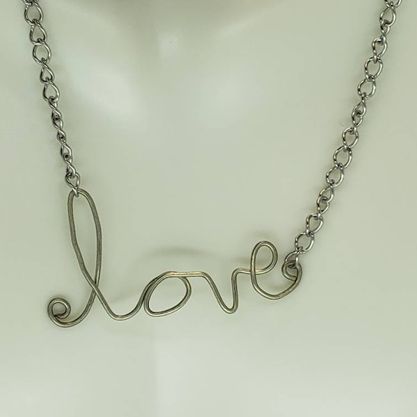 Wire Writing Jewelry Etsy