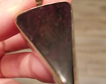 Natural SUGILITE Crystal Pendant – Kalahari Gemstone Jewelry