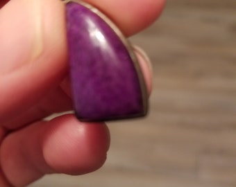 Natural SUGILITE Crystal Pendant – Kalahari Desert Gemstone Jewelry