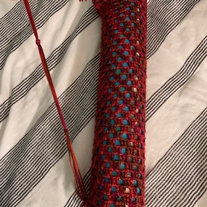VERSANDFERTIG, Yoga Mat Bag, Übungsbeutel, Häkeltasche, Mattentasche. Yoga, Übung, Tasche, Yogatasche, Übungstasche