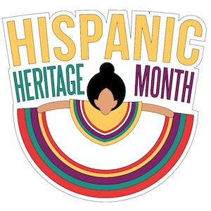 Spaanse Erfgoedmaand, Spaans, Erfgoed, Trots, Sticker, Stickers, Latino, Latina, Latinx, Cultura, La Raza