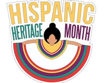 Hispanic Heritage Month Sticker: Latino Cultura Celebration