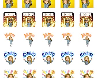 Custom Bitmoji Stickers: Teacher & Student Rewards