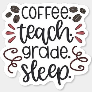 Pegatinas, Pegatinas, Maestro, Café, Grado, Sueño, Pegatinas del Maestro, Apreciación del Maestro