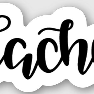 Puede incluir: Texto en cursiva en blanco y negro que dice "teacher" sobre un fondo blanco.