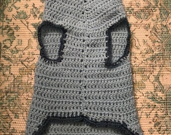 Maglione per cani, vestiti per cani, uncinetto, modello all&#39;uncinetto, modello maglione per cani, modello