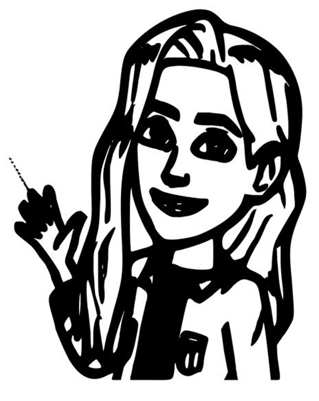 Bitmoji Bitmoji Decal Decal Wall Art Wall Decal Etsy