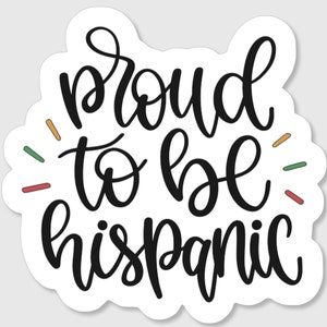 Spaanse Erfgoedmaand, Spaans, Erfgoed, Trots, Sticker, Stickers, Latino, Latina, Latinx, Cultura, La Raza