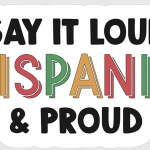 Spaanse Erfgoedmaand, Spaans, Erfgoed, Trots, Sticker, Stickers, Latino, Latina, Latinx, Cultura, La Raza