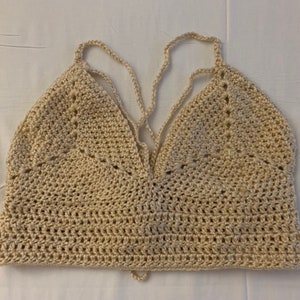 Bralette, Bra, Bralette Pattern, Bra Pattern, Crochet, Crochet Pattern, Summer