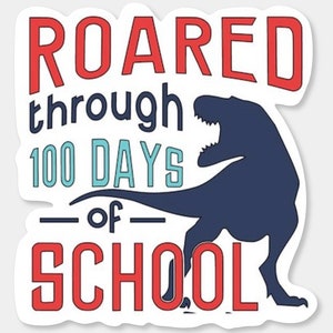 100 Days of School, Teacher, Teach, Sticker, Stickers, 100 Days, Teacher Sticker, Teacher Stickers