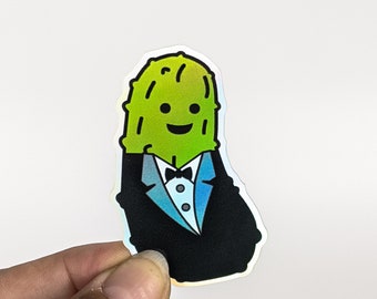 Adesivo olografico Dill Pickle / Adesivo Pickle Groom / Adesivo Big Dill