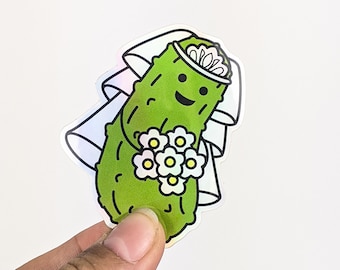 Adesivo olografico Dill Pickle / Adesivo Pickle Bride / Adesivo Big Dill