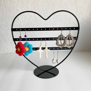 Heart Shape Jewelry Stand | Earring Holder | Necklace Holder | Organizer Rack Tower | Jewelry Organizer| Jewelry Stand| Jewelry Holder