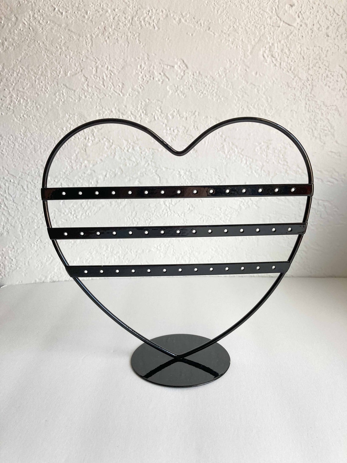 Heart Shape Jewelry Stand Earring Holder Necklace Holder Etsy UK