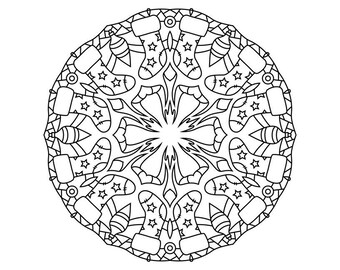 sugar skull lovers mandala